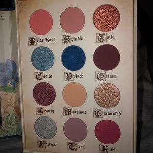 Storybook cosmetics eyeshadow palette.